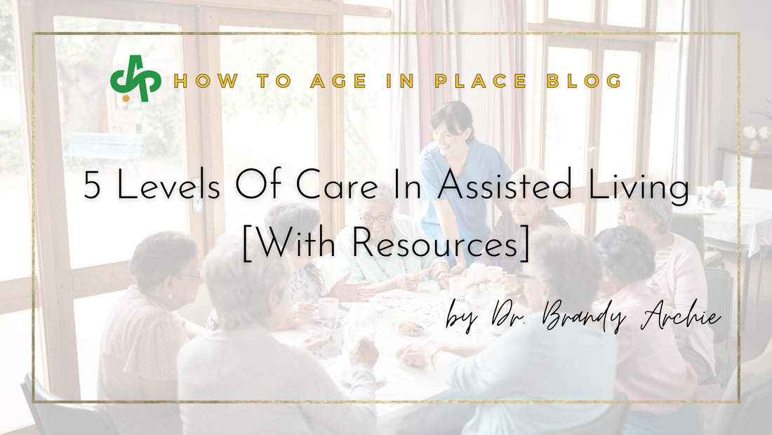 5 Levels Of Care In Assisted Living [With Resources] blog cover on AskSAMIE.com