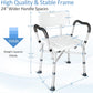 Bariatric Shower Chair with Back by AskSAMIE dimensions 