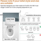 Toilet Safety Rails For Seniors from AskSAMIE dimensions and installation notes