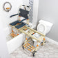 Tub Buddy over the bath placed in bathtub beside toilet seat from AskSAMIE