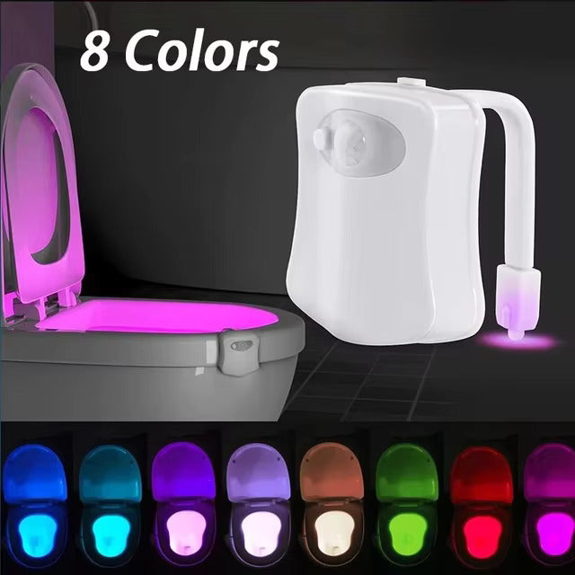 Toilet Bowl Light with 8 color options from AskSAMIE