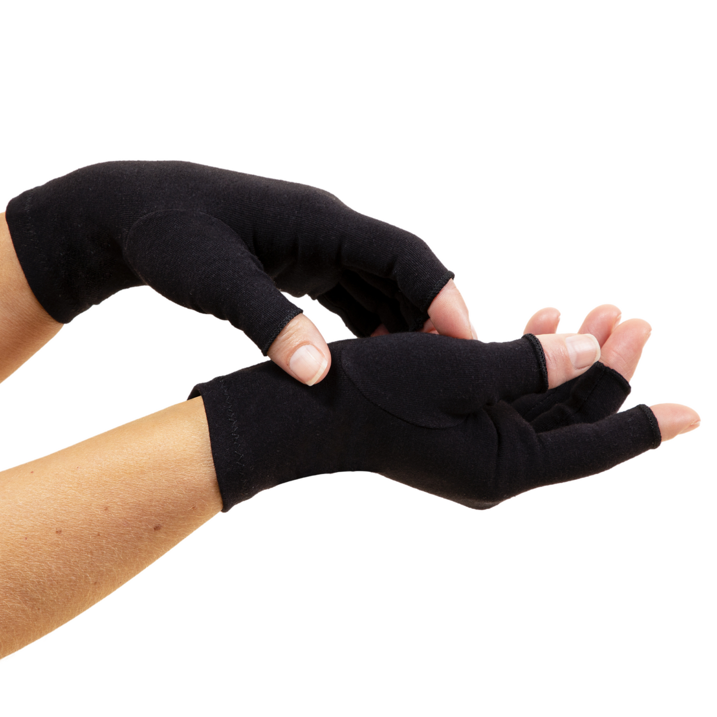 Compression Gloves by Grace & Able from AskSAMIE Black in 2 hands