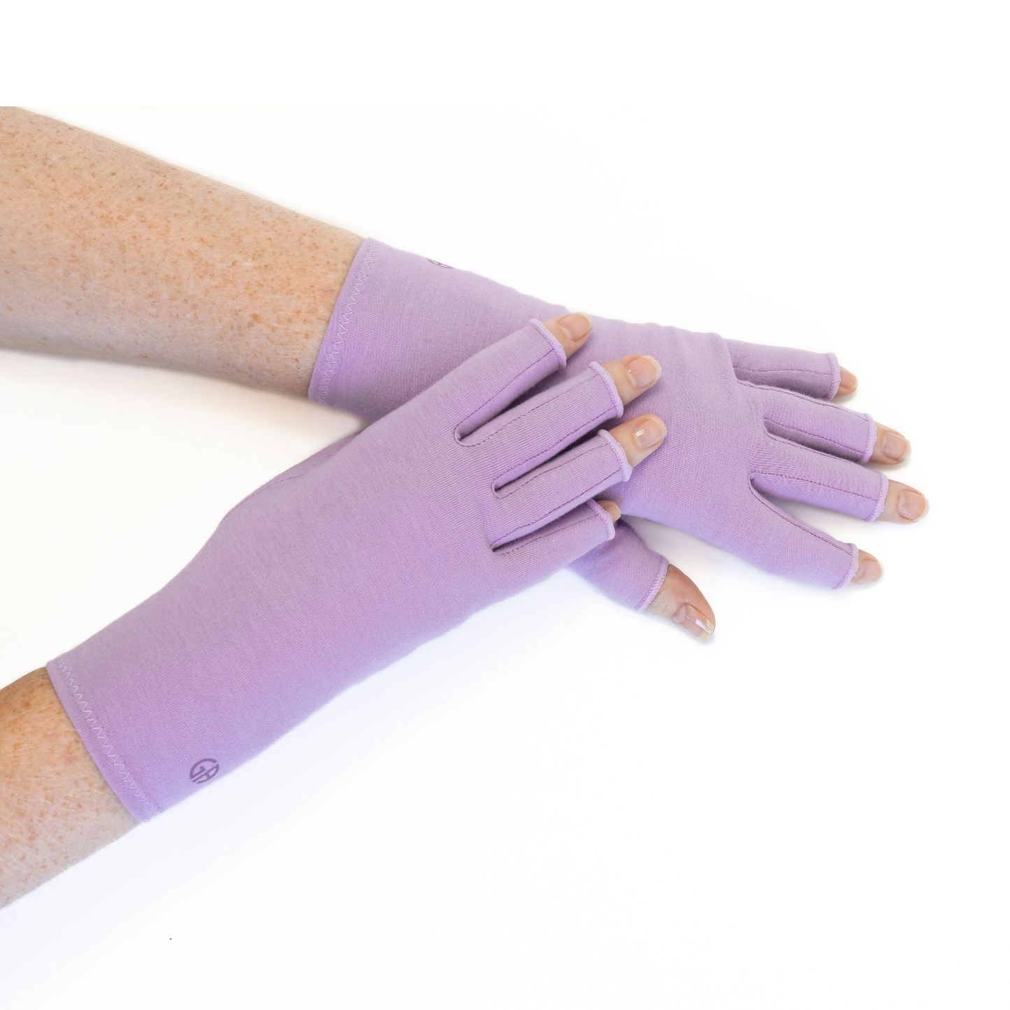 Compression Gloves by Grace & Able from AskSAMIE Lilac in 2 hands