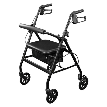 Rollator with 6" Wheels in Black from AskSAMIE