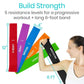 Loop Resistance Band with woman using band to build muscle strength AskSAMIE