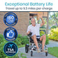 Folding Power Wheelchair battery life that can travel up to 9.3 miles per charge by AskSAMIE
