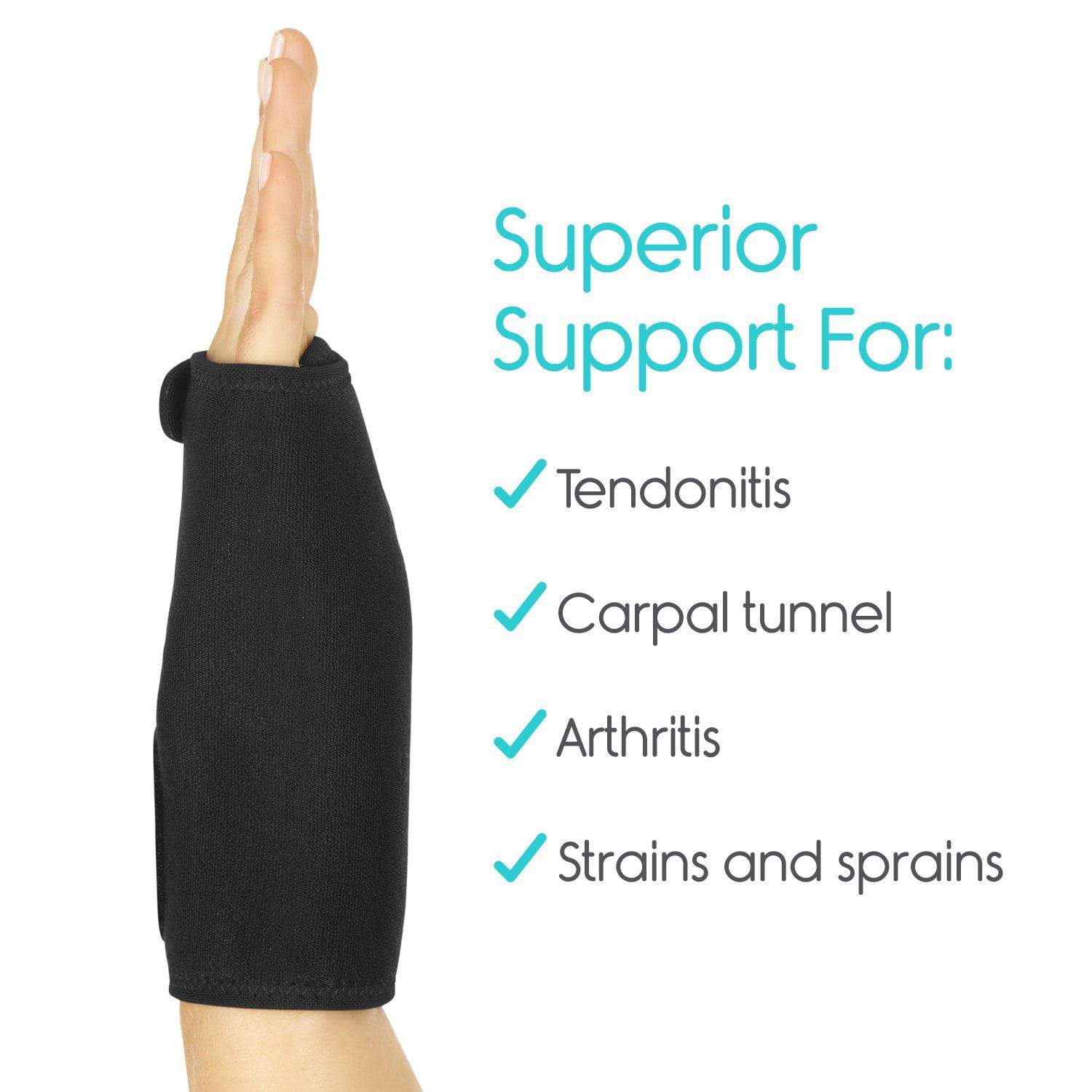 Wrist CockUp Splint offer ssupport for tendonitis, carpal tunnel, arthritis, strains and sprains by AskSAMIE