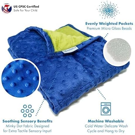 Weighted Lap Pad features premium micro glass beads and smooth sensory surface from AskSAMIE