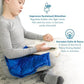 Child with Weighted Lap Pad in use while reading from AskSAMIE
