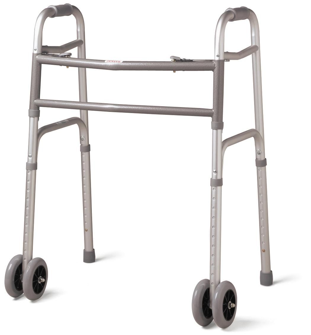 Bariatric Front Wheeled Folding Walker by AskSAMIE