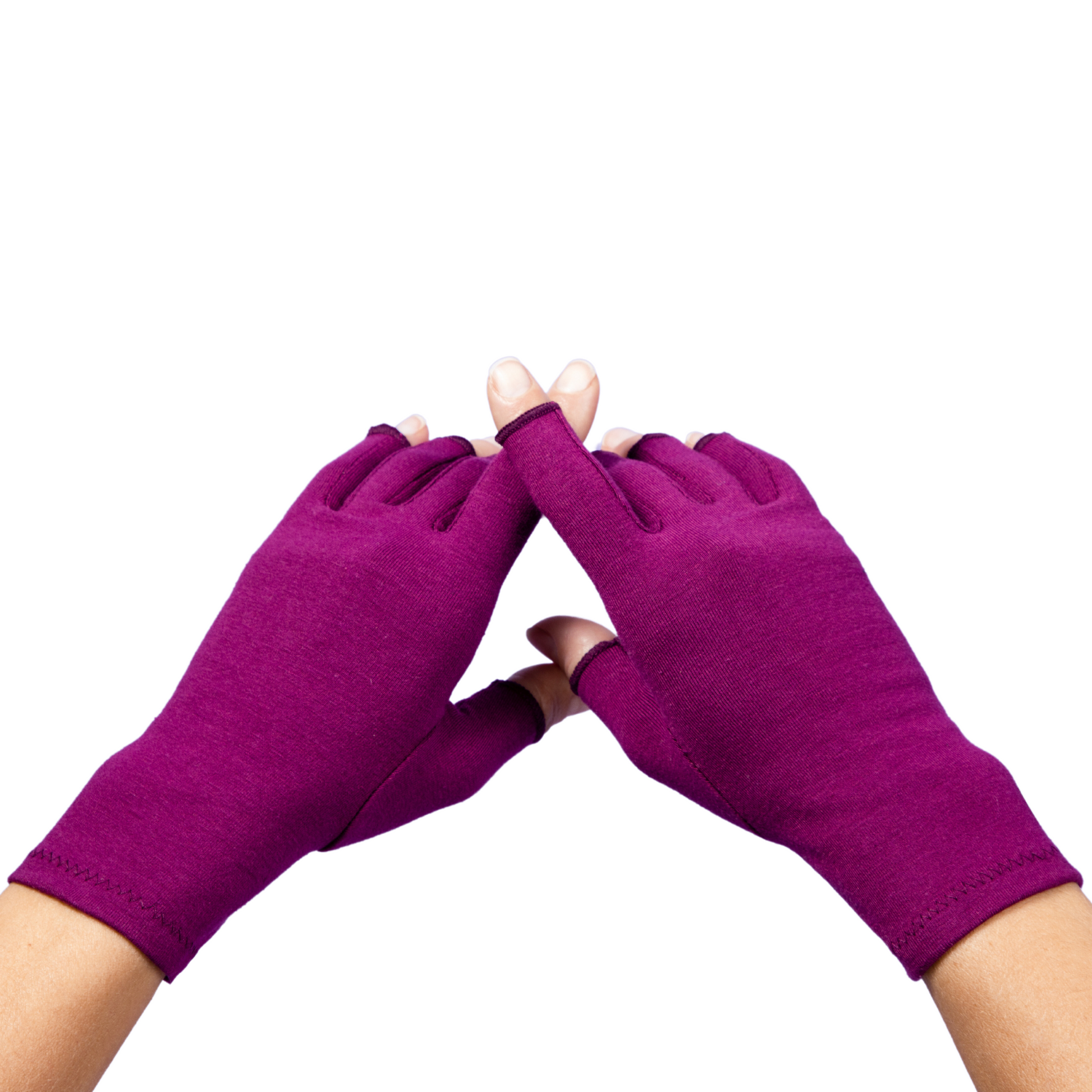 Compression Gloves by Grace & Able from AskSAMIE Magenta 2 hands