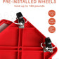 Scooter Boards comes with pre-installed wheels and can hold up to 180 pounds from AskSAMIE