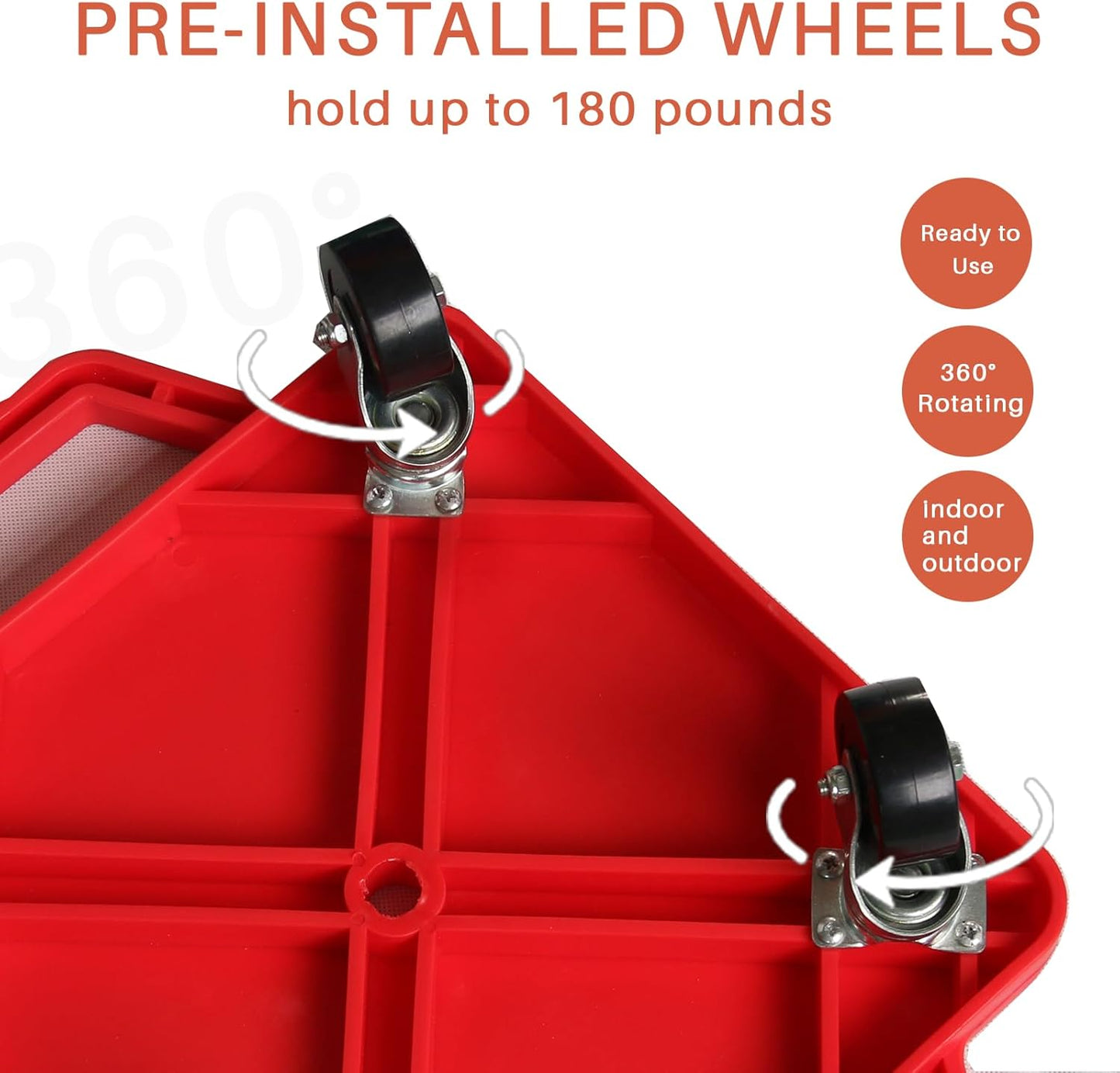 Scooter Boards comes with pre-installed wheels and can hold up to 180 pounds from AskSAMIE