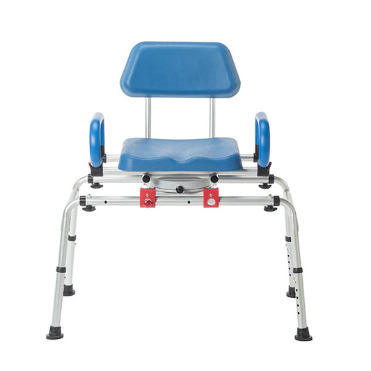 Swivel & Sliding Transfer Bench w/ Arm Rests