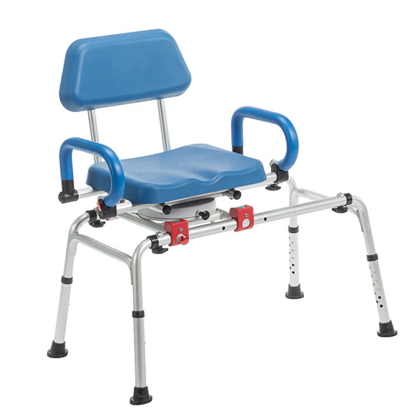 Swivel & Sliding Transfer Bench w/ Arm Rests