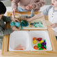 Children playing with Sensory Table and toys from AskSAMIE