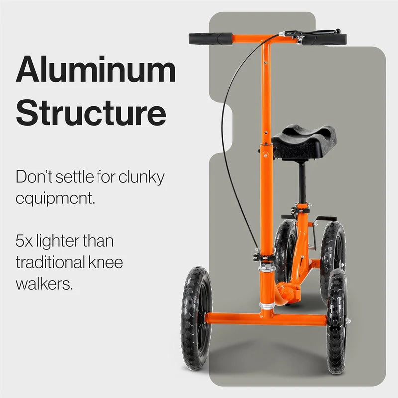 Foldable Knee Walker made with aluminum by AskSAMIE