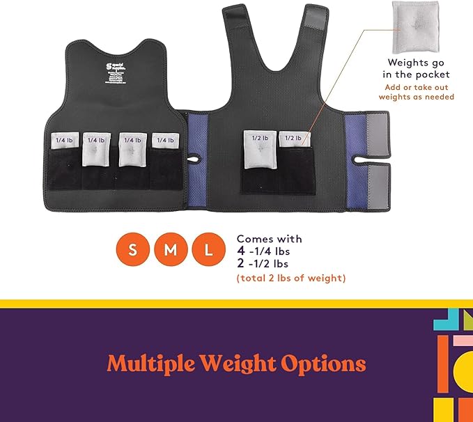 Weighted Vest pockets for weights from AskSAMIE