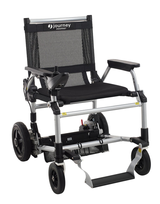 Zoomer - Lightweight Folding Power Wheelchair Black from AskSAMIE