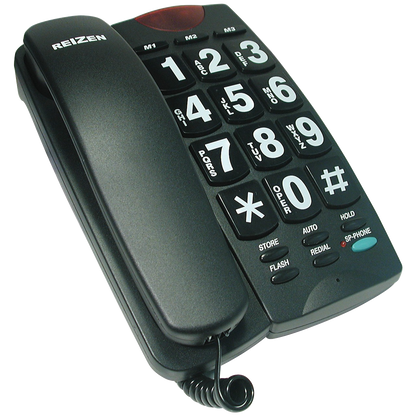 phone with big buttons and numbers